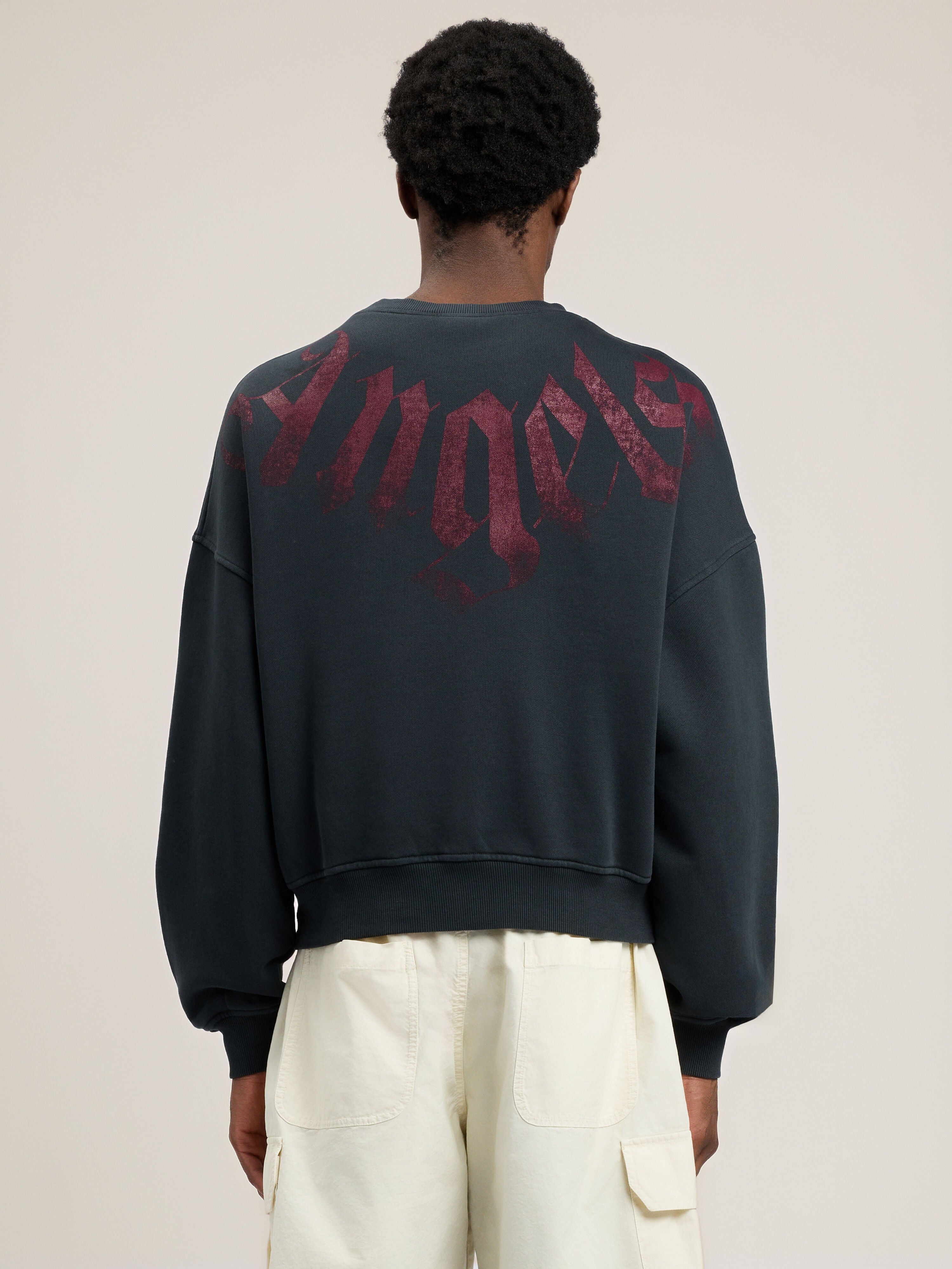 Big Neck Logo Loose Sweatshirt