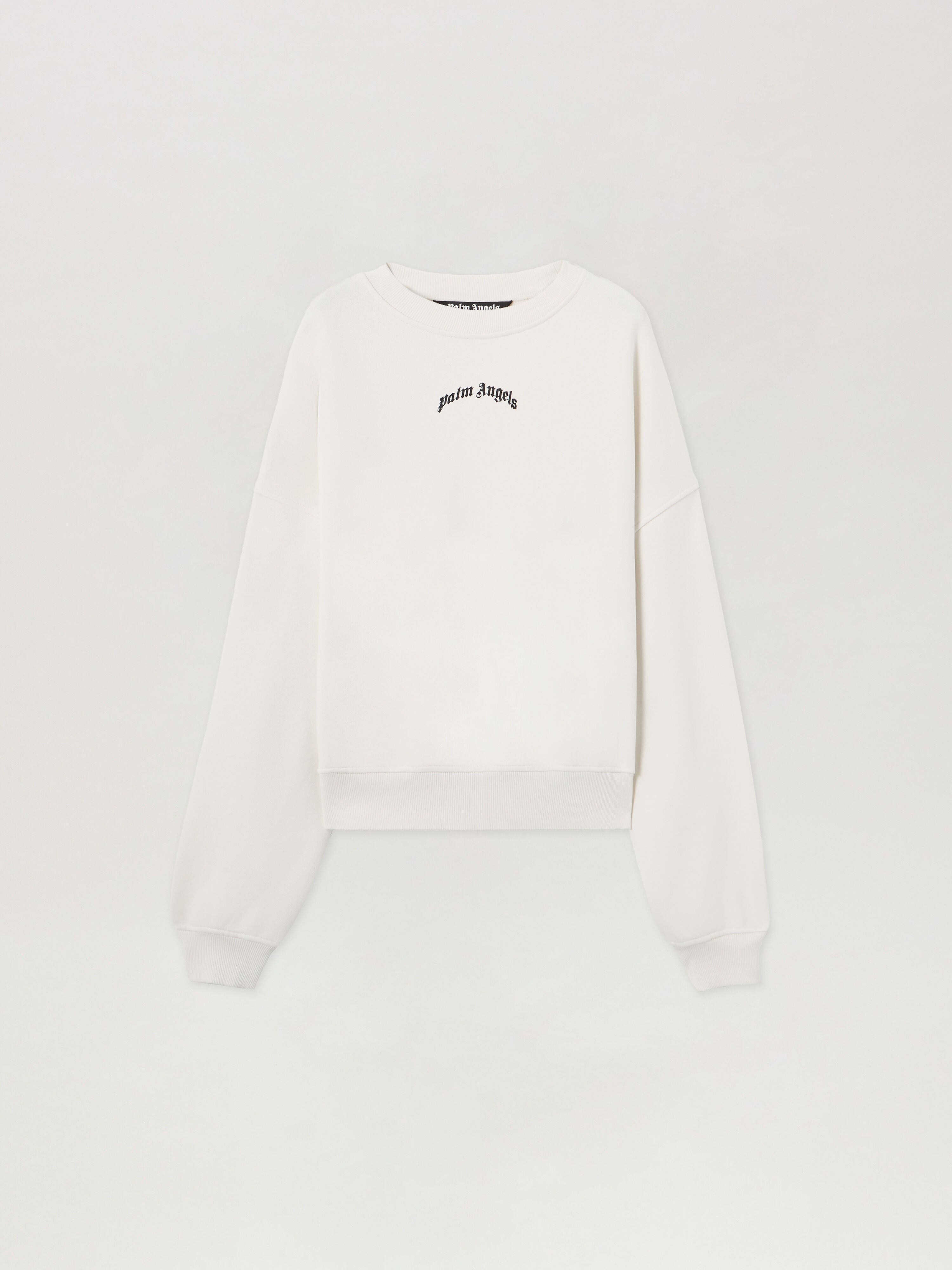 Back Curved Logo Loose Sweatshirt