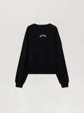 Back Curved Logo Loose Sweatshirt