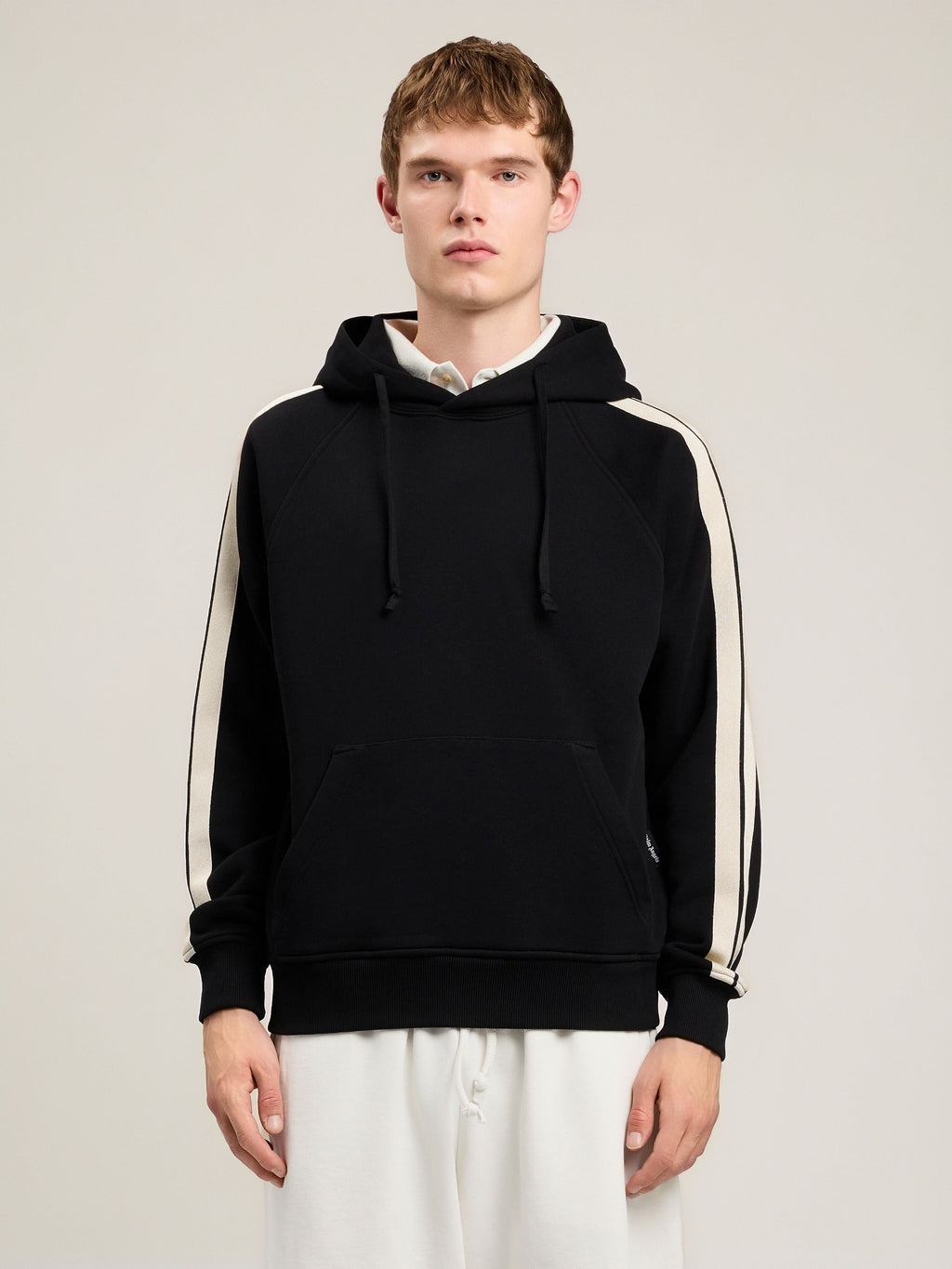 Back Curved Logo Track Hoodie