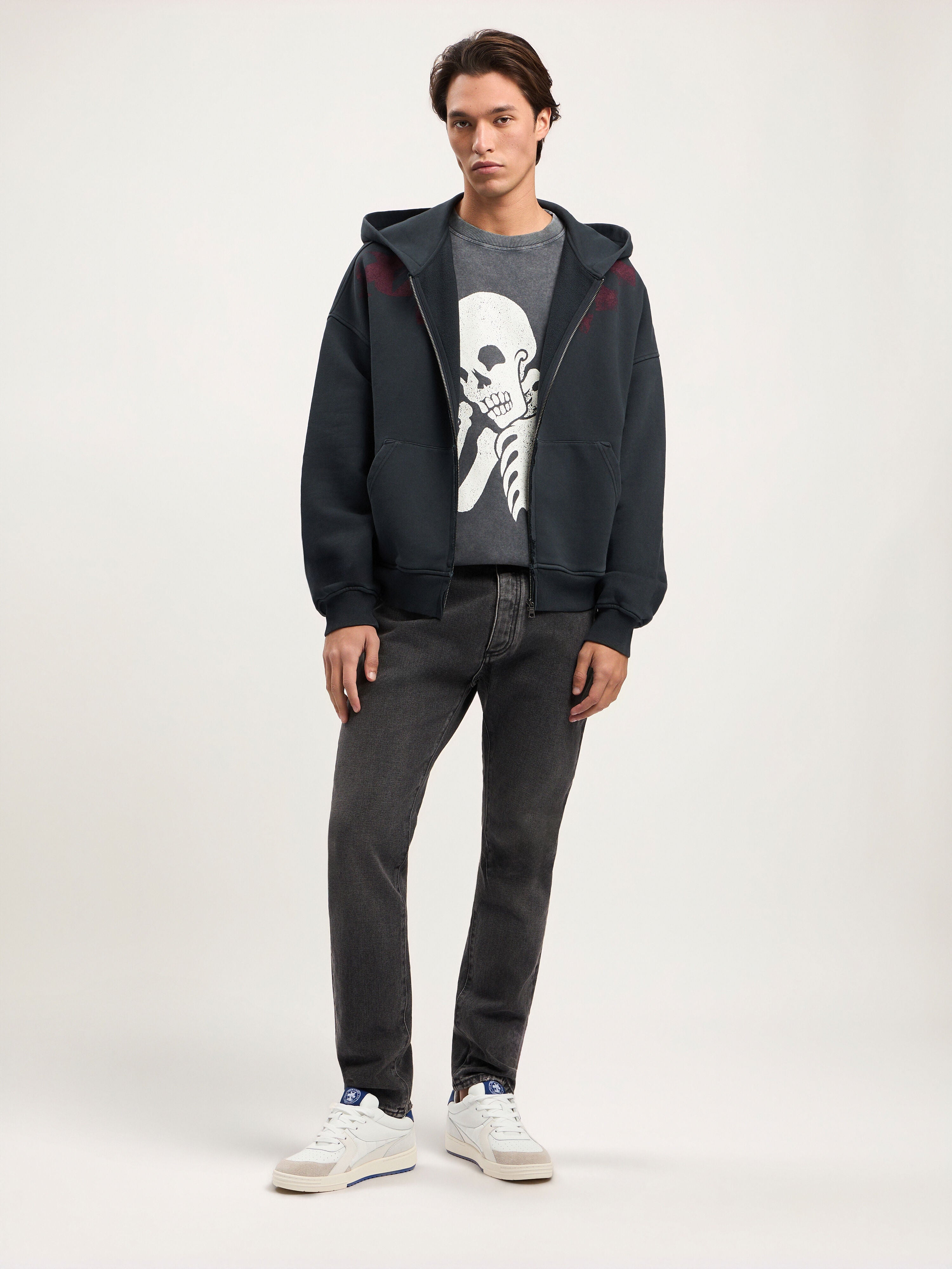 Big Neck Logo Zip Hoody