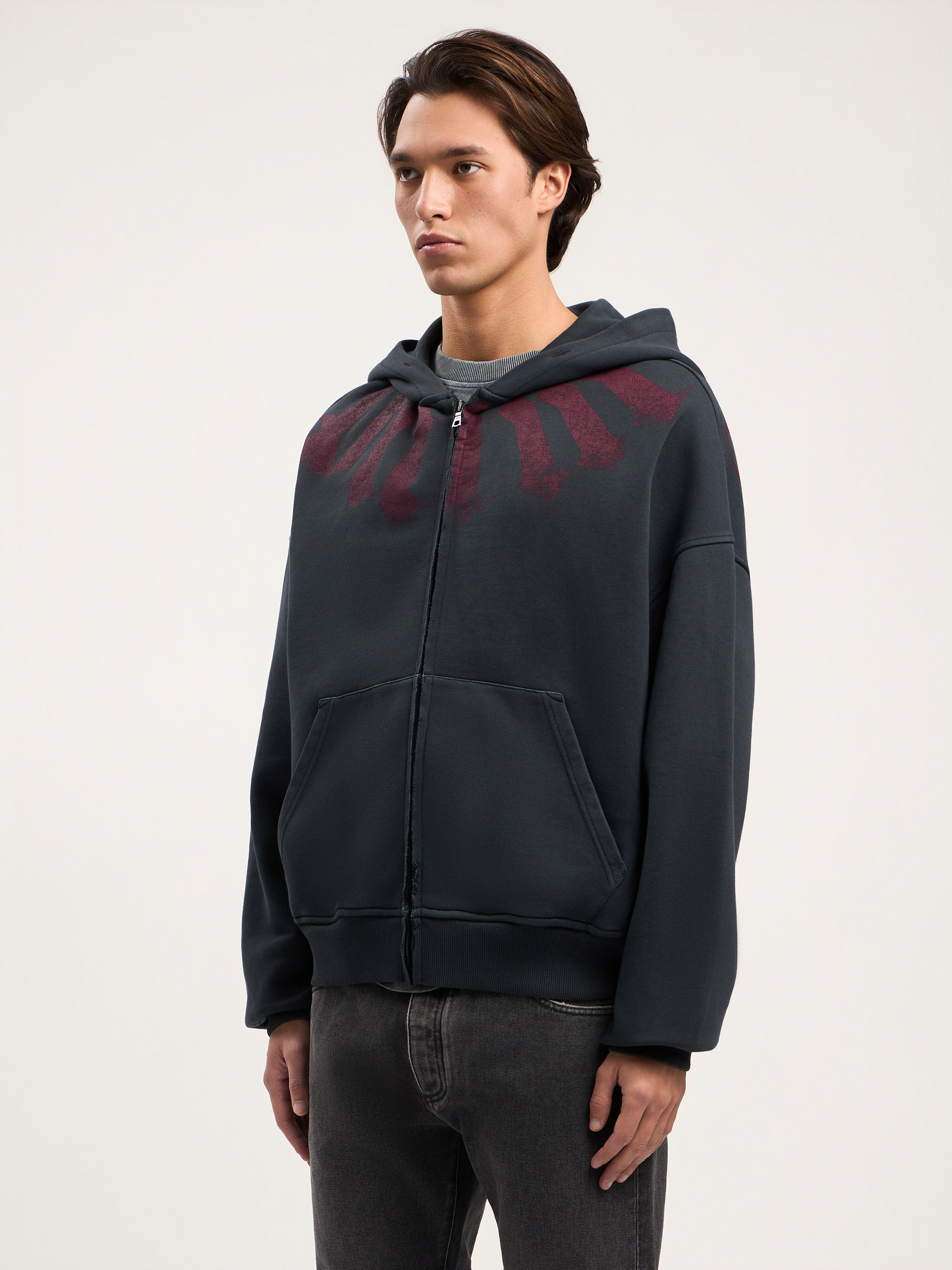 Big Neck Logo Zip Hoody